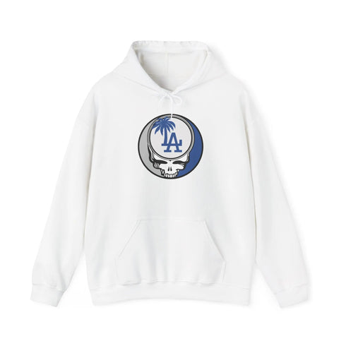 Grateful Dead - Los Angeles Dodgers Grateful Dead Unisex Heavy Blend Hoodie - StealieShop